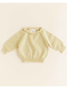 Hvid Wool sweater Georgette - light yellow
