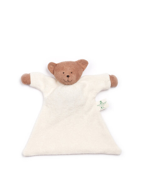 Nanchen Natur Nuckel cuddle cloth - bear