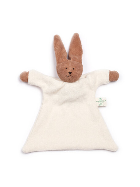 Nanchen Natur Nuckel cuddle cloth - hare