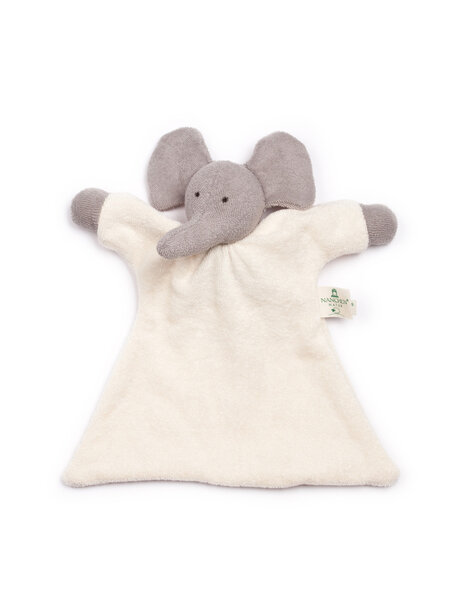 Nanchen Natur Nuckel cuddle cloth - elephant
