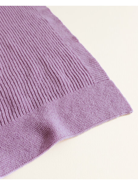 Hvid Crib blanket Gaston - lavender