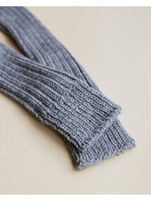Hirsch Natur Woolen leg warmers for adults - grey