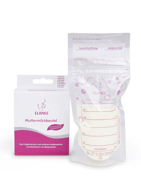 Elanee Breast milk bags - 20 pieces