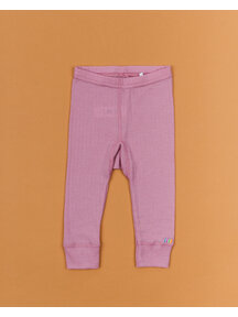 Joha Baby leggings from wool - old rose