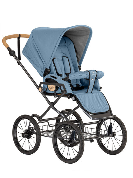 Naturkind Baby stroller Ida topas - seat unit including braided baby basket