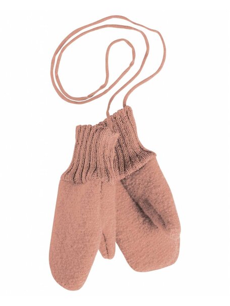 Disana Mittens Boiled Wool - Rose