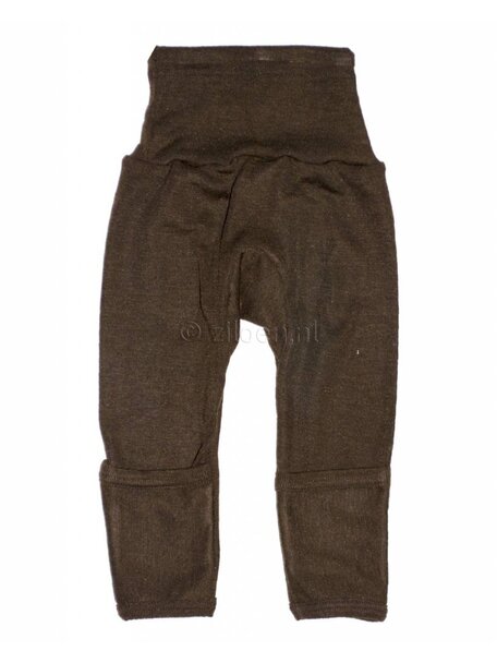 Cosilana Baby Pants With Scratch Protection Wool/Silk - Brown
