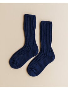 Grödo Thick Kids Socks Wool - Dark Blue