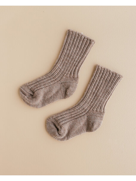 Joha Wool children's socks - lightbrown