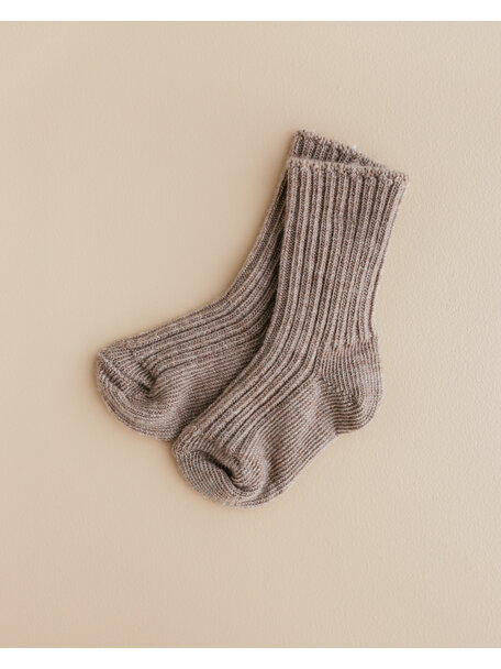 Joha Wool children's socks - lightbrown