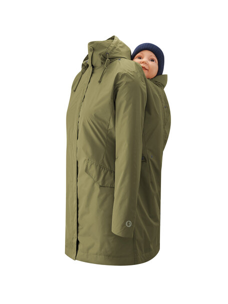 Mamalila Coat For Babywearing- khaki