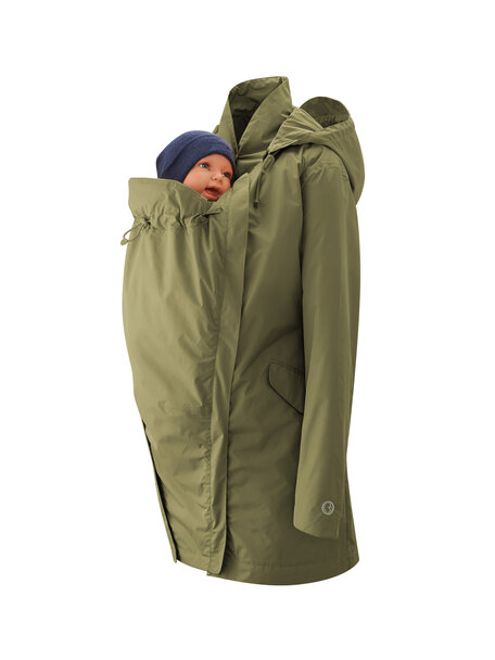 Mamalila Coat For Babywearing- khaki
