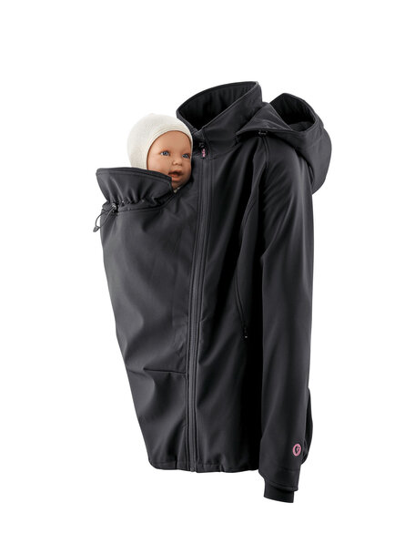 Mamalila Softshell Babywearing Jacket - black