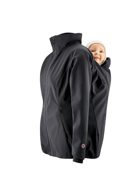 Mamalila Softshell Babywearing Jacket - black
