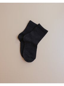 MP Denmark Wool Rib Socks - Black