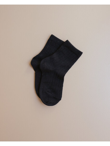 MP Denmark Wool Rib Socks - Black