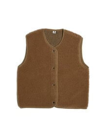 Alwero Women's woolen vest TYB - teddy brown