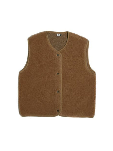 Alwero Women's woolen vest TYB - teddy brown