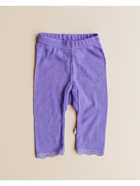 Joha Baby legging wool/silk - purple