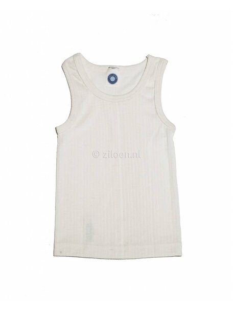 Cosilana Sleeveless Vest Kids Wool/Silk/Cotton - Natural