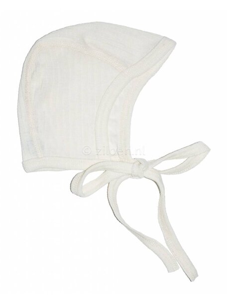 Cosilana Baby Bonnet Wool/Silk/Cotton - Natural