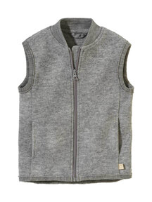 Disana Boiled wool vest - grey