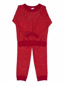 Cosilana Pyjamas Two Piece Organic Wool - Red - 92 sale