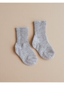 Apu Kuntur Socks from alpaca wool - grey