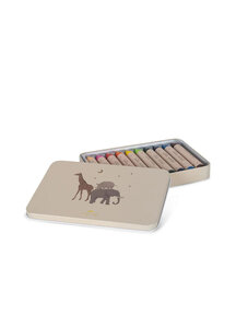 Konges Sløjd Beeswax crayons safari - 10 pieces