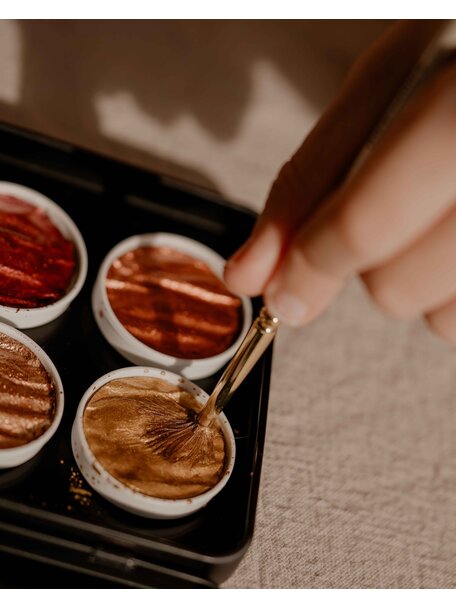 Handmade Metallic paint - Earth