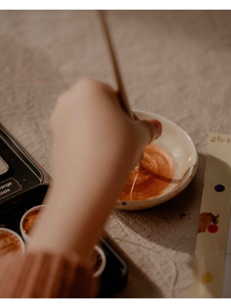 Handmade Metallic paint - Earth