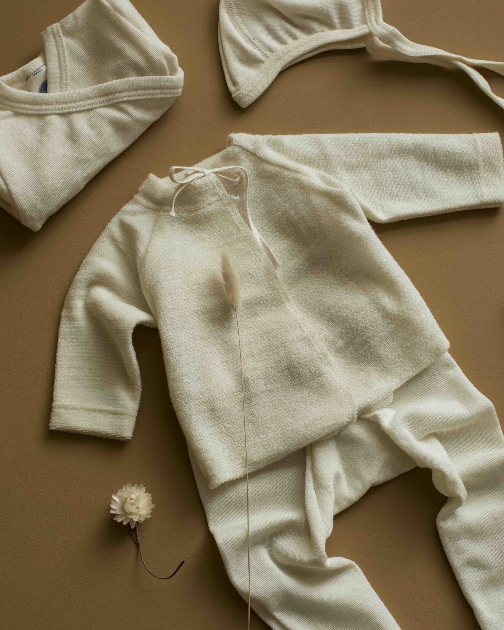 Cosilana Baby Shirt Terry Wool Frotté - Natural: Organic! | Ziloen