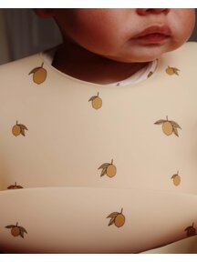 Konges Sløjd Baby bibs (2 pack) - lemon  / almond Konges Sløjd Baby bibs (2 pack) - lemon  / almond