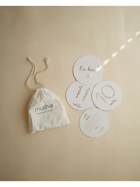 Mushie Milestone cards
