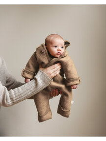 Disana Baby overall boiled wool - caramel