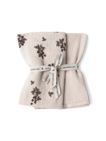 Garbo & Friends Muslin cloths - blackberry (2 pieces)