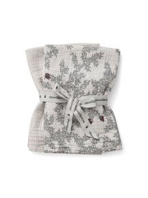 Garbo & Friends Muslin cloths - pomegranate (2 pieces)