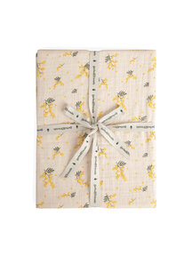Garbo & Friends Muslin fitted crib sheet - mimosa