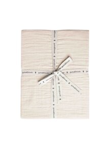 Garbo & Friends Muslin single fitted sheet - sand