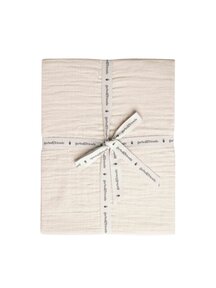 Garbo & Friends Muslin double fitted sheet - sand