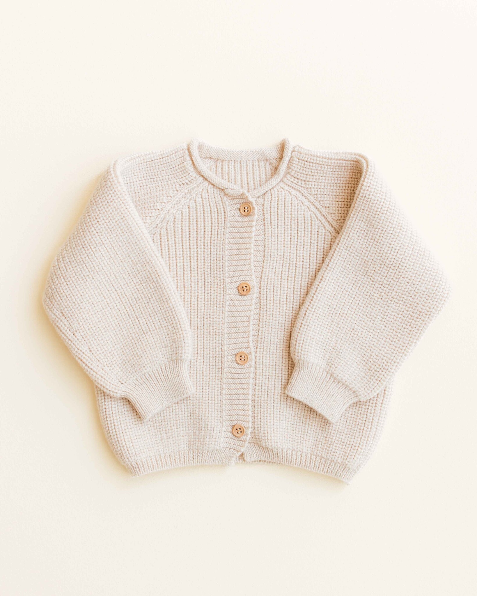 Hvid cardigan Inga - cream: warm and soft! | Ziloen - Ziloen