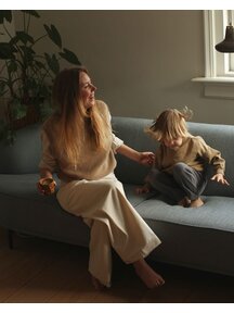 Hvid Cardigan Helle - sand Hvid Cardigan Helle - sand