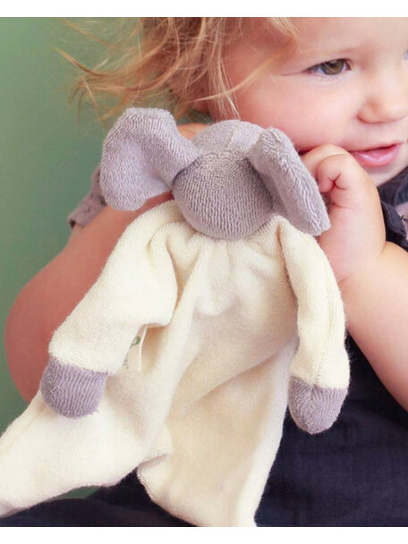 Nanchen Natur Nuckel cuddle cloth - elephant