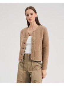 Alwero Women's wool vest TYBS - tan