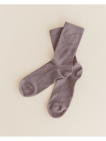 Unaduna Wool rib Unisex socks - heather