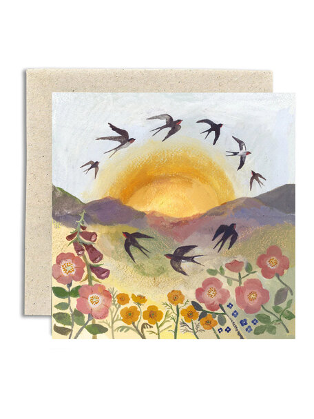 Boeken & Kaarten Gemma Koomen - folded card Summer solstice