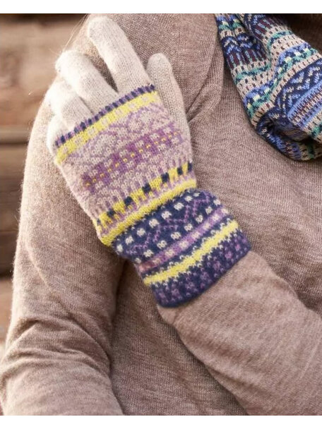 Apu Kuntur Gloves from alpaca wool - Dilaya