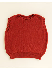 Hvid Cardigan Harvey - red