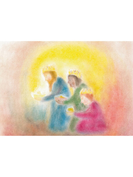 Seccorell Postcard - three kings