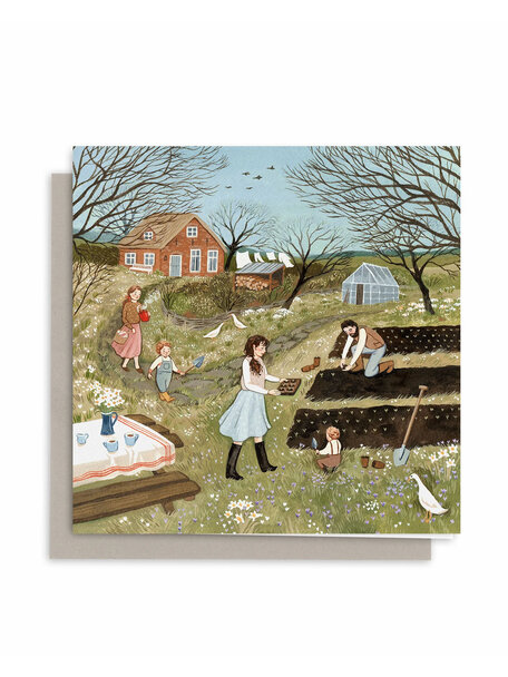 Robin Pieterse Folded card - spring garden